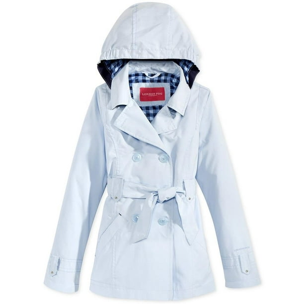 London Fog Girls Single Breasted Trench Coat
